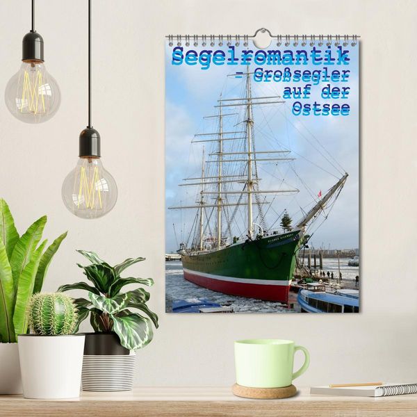 Produktbild: Segelromantik - Gro&szlig;segler auf der Ostsee (Wandkalender 2026 DIN A4 hoch), CALVENDO Monatskalender