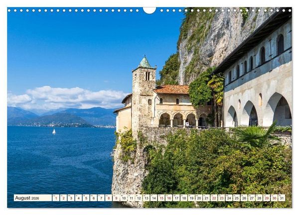 Produktbild: Lago Maggiore - Traumorte am See (Wandkalender 2026 DIN A3 quer), CALVENDO Monatskalender