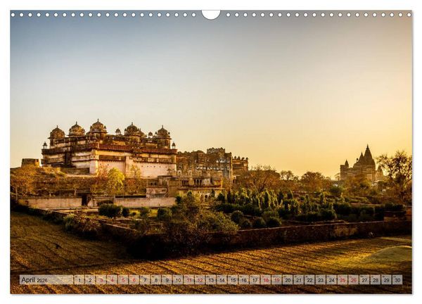 Produktbild: Indien: Tempel, Pal&auml;ste und Grabm&auml;ler (Wandkalender 2026 DIN A3 quer), CALVENDO Monatskalender