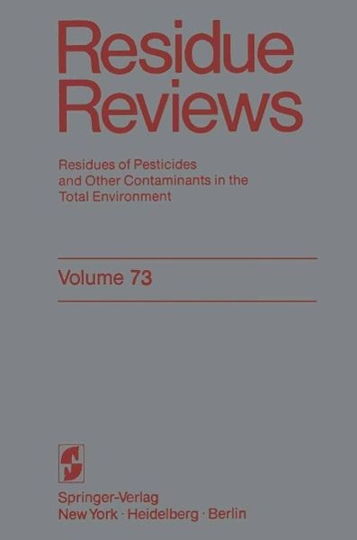 Produktbild: Residue Reviews
