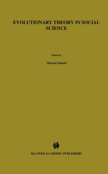 Produktbild: Evolutionary Theory in Social Science