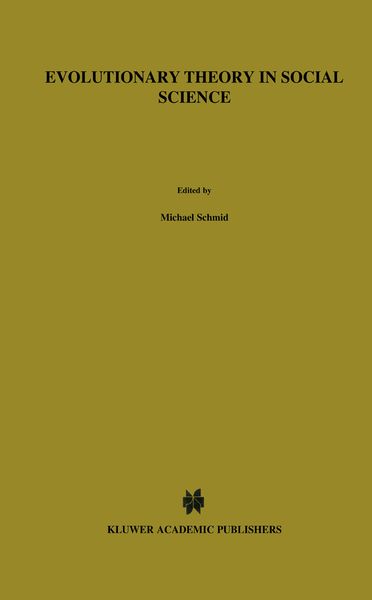 Produktbild: Evolutionary Theory in Social Science