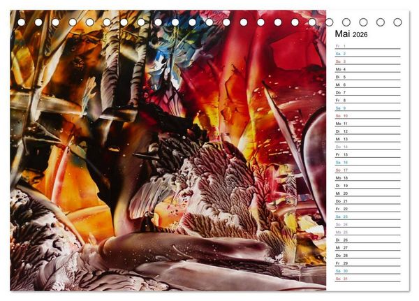 Produktbild: Kalender / Fantastische Encaustic (Tischkalender 2026 DIN A5 quer), CALVENDO Monatskalender