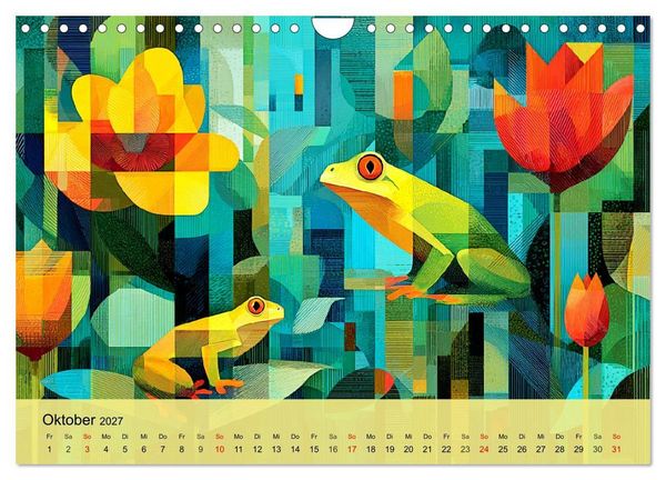 Produktbild: Leuchtender Urwald. Dschungel zwischen Form und Wildnis (Wandkalender 2027 DIN A4 quer), CALVENDO Monatskalender