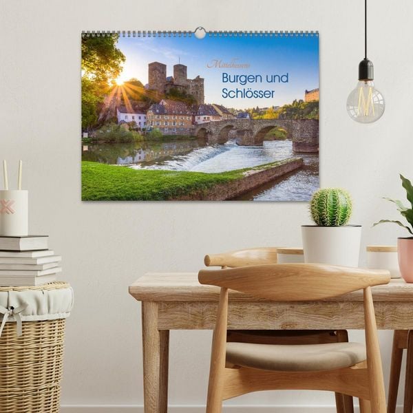 Produktbild: Mittelhessens Burgen und Schl&ouml;sser (Wandkalender 2026 DIN A3 quer), CALVENDO Monatskalender