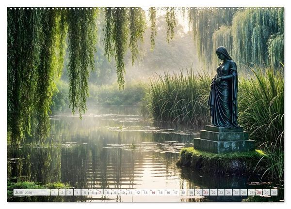 Produktbild: Fl&uuml;stern der Verg&auml;nglichkeit - Gothic Dark Nature Landschaften (hochwertiger Premium Wandkalender 2026 DIN A2 quer), Kunstdruck in Hochglanz