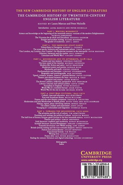Produktbild: The Cambridge History of Twentieth-Century English Literature
