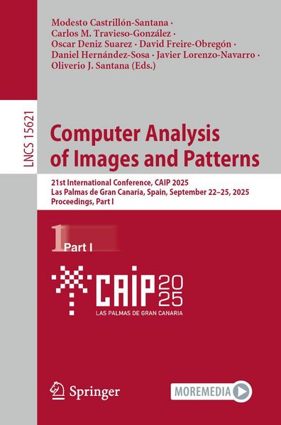 Produktbild: Computer Analysis of Images and Patterns
