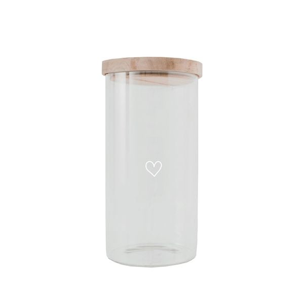Produktbild: Vorratsglas Herz 19cm