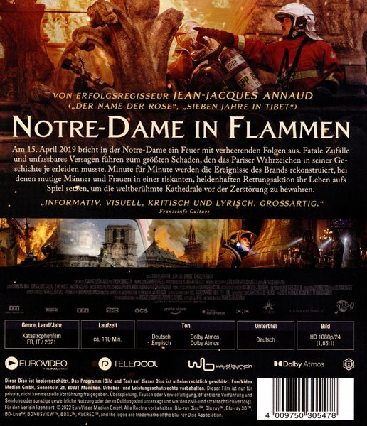 Produktbild: Notre-Dame in Flammen