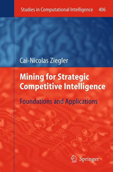 Produktbild: Mining for Strategic Competitive Intelligence