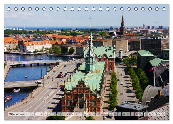 Produktbild: Kopenhagen. D&auml;nemarks sch&ouml;ne bunte Metropole (Tischkalender 2026 DIN A5 quer), CALVENDO Monatskalender