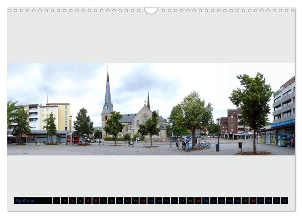Produktbild: Bielefeld gibt es! Stadtpanoramen Teil 2 (Wandkalender 2026 DIN A3 quer), CALVENDO Monatskalender