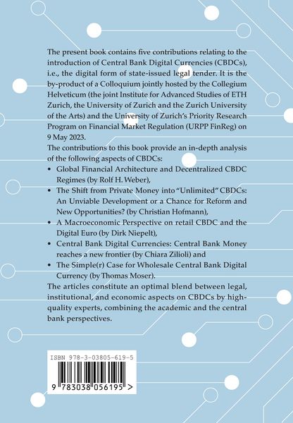 Produktbild: Central Bank Digital Currencies (CBDCs)