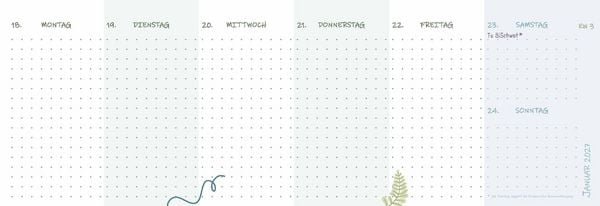 Produktbild: Mein Wochen-Tischkalender f&uuml;r das Schuljahr 2026/2027