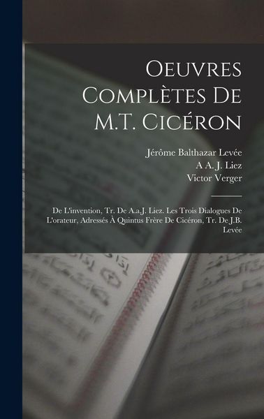 Produktbild: Oeuvres Compl&egrave;tes De M.T. Cic&eacute;ron