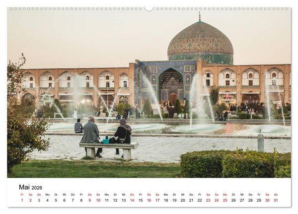 Produktbild: Rundreise Iran (Wandkalender 2026 DIN A2 quer), CALVENDO Monatskalender