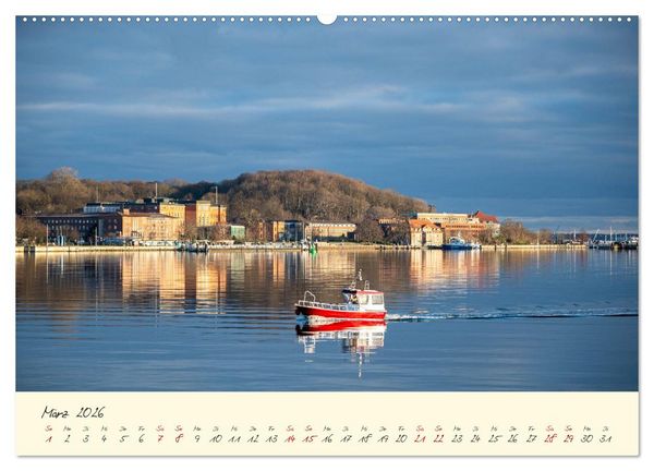 Produktbild: Kiel &ndash; Maritimes Flair im Wandel der Jahreszeiten (hochwertiger Premium Wandkalender 2026 DIN A2 quer), Kunstdruck in Hochglanz