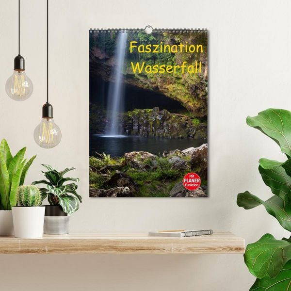 Produktbild: Faszination Wasserfall (Wandkalender 2026 DIN A3 hoch), CALVENDO Monatskalender