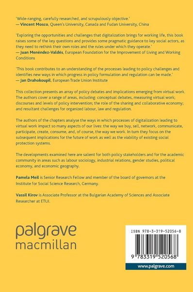 Produktbild: Policy Implications of Virtual Work