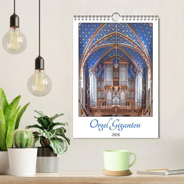 Produktbild: Orgel Giganten (Wandkalender 2026 DIN A4 hoch), CALVENDO Monatskalender