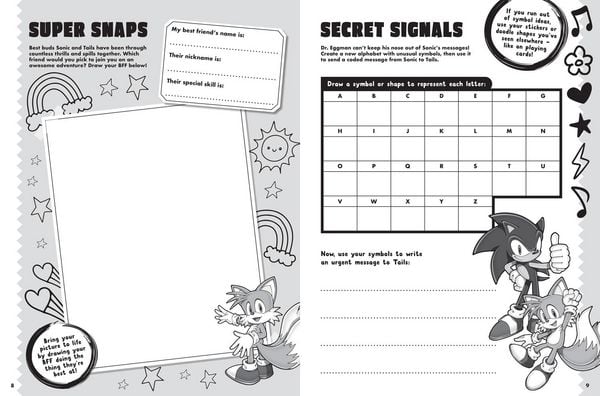 Produktbild: Sonic The Hedgehog Get Creative! Sticker Activity Book