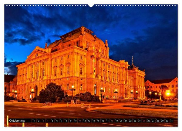 Produktbild: Kroatien - Traumhafte Landschaften und faszinierende St&auml;dte (Wandkalender 2026 DIN A2 quer), CALVENDO Monatskalender