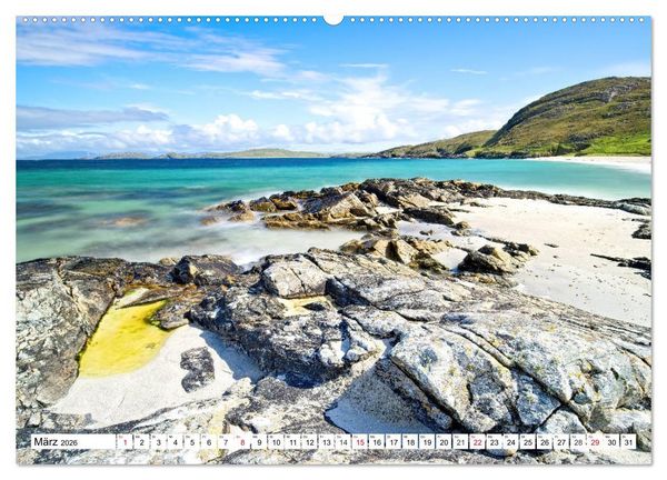 Produktbild: &Auml;u&szlig;ere Hebriden - Schottische Traumstr&auml;nde und K&uuml;sten (hochwertiger Premium Wandkalender 2026 DIN A2 quer), Kunstdruck in Hochglanz