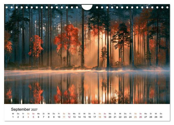Produktbild: Zeitreise Natur (Wandkalender 2027 DIN A4 quer), CALVENDO Monatskalender