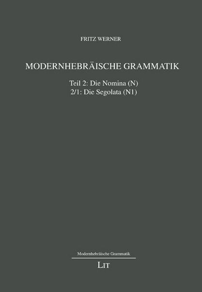 Produktbild: Werner, F: Modernhebr&auml;ische Grammatik 2