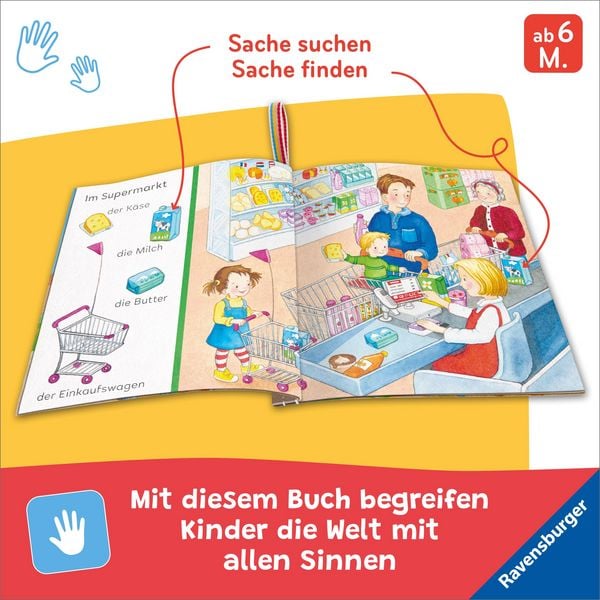 Produktbild: Mein Knuddel-Knautsch-Buch - Sachen suchen. Beim Einkaufen