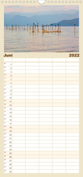 Produktbild: Familienplaner Lazise und Umgebung (Wandkalender 2022 , 21 cm x 45 cm, hoch)