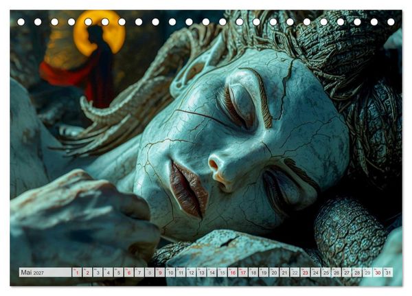 Produktbild: Perseus und Medusa (Tischkalender 2027 DIN A5 quer), CALVENDO Monatskalender