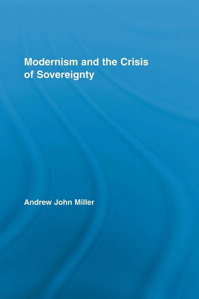 Produktbild: Modernism and the Crisis of Sovereignty