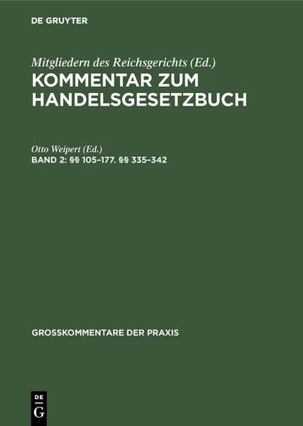 Produktbild: &sect;&sect; 105-177. &sect;&sect; 335-342
