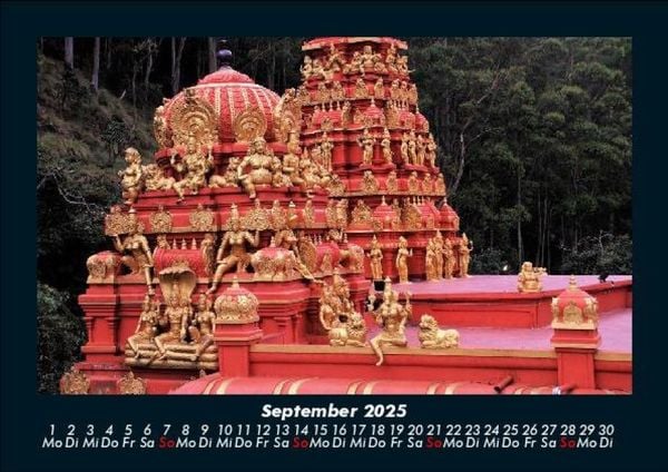 Produktbild: Tempel unserer Erde 2025 Fotokalender DIN A5