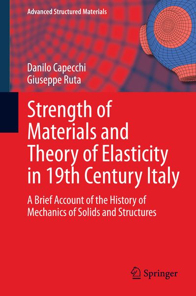 Produktbild: Strength of Materials and Theory of Elasticity in 19th Century Italy