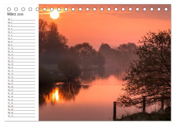 Produktbild: Worpswede - Natursch&ouml;nheiten im Teufelsmoor (Tischkalender 2026 DIN A5 quer), CALVENDO Monatskalender