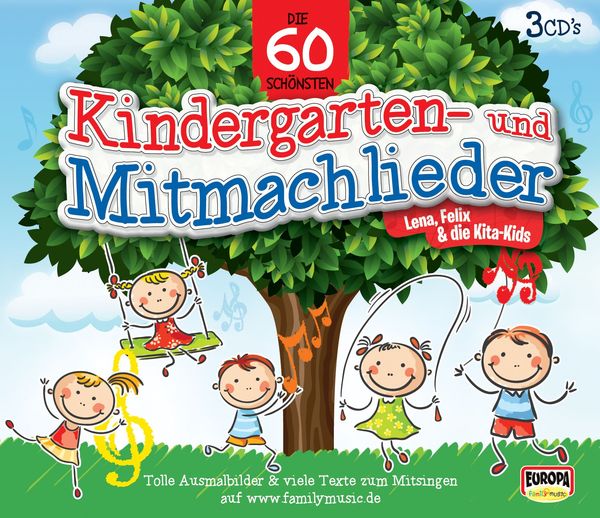 Die 60 schönsten Kindergarten- und Mitmachlieder - Felix & die Kita-Kids Lena, CD
