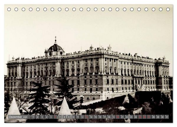 Produktbild: Erinnerungen an das alte Madrid (Tischkalender 2026 DIN A5 quer), CALVENDO Monatskalender