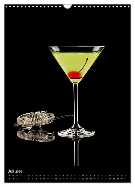 Produktbild: Cocktails und Longdrinks (Wandkalender 2026 DIN A3 hoch), CALVENDO Monatskalender