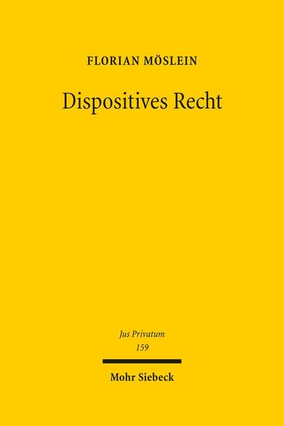 Produktbild: Dispositives Recht