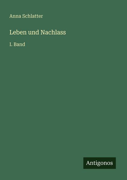 Produktbild: Leben und Nachlass