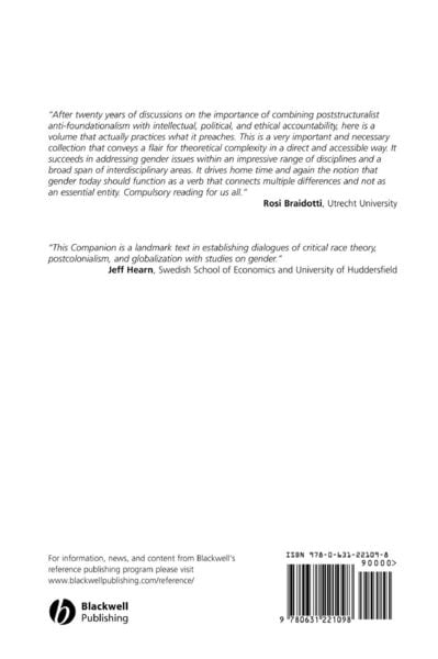 Produktbild: A Companion to Gender Studies