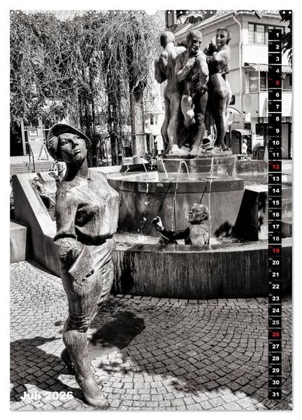 Produktbild: Ein Blick auf Bad Wildungen (hochwertiger Premium Wandkalender 2026 DIN A2 hoch), Kunstdruck in Hochglanz