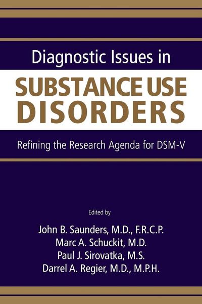 Produktbild: Diagnostic Issues in Substance Use Disorders