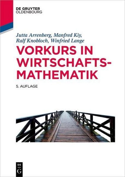 Produktbild: Vorkurs in Wirtschaftsmathematik