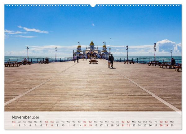 Produktbild: Eastbourne 2026 (High Quality Premium Wall Calendar 2026 DIN A2 landscape),CALVENDO 12 Month Wall Calendar