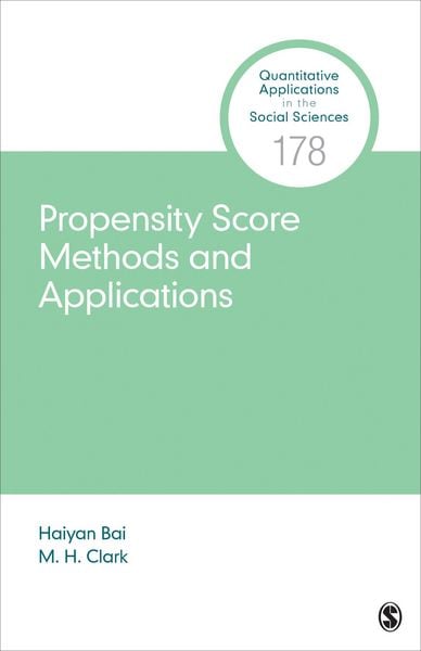 Produktbild: Propensity Score Methods and Applications
