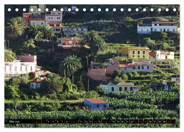 Produktbild: La Gomera - Ansichten und Aussichten (Tischkalender 2026 DIN A5 quer), CALVENDO Monatskalender